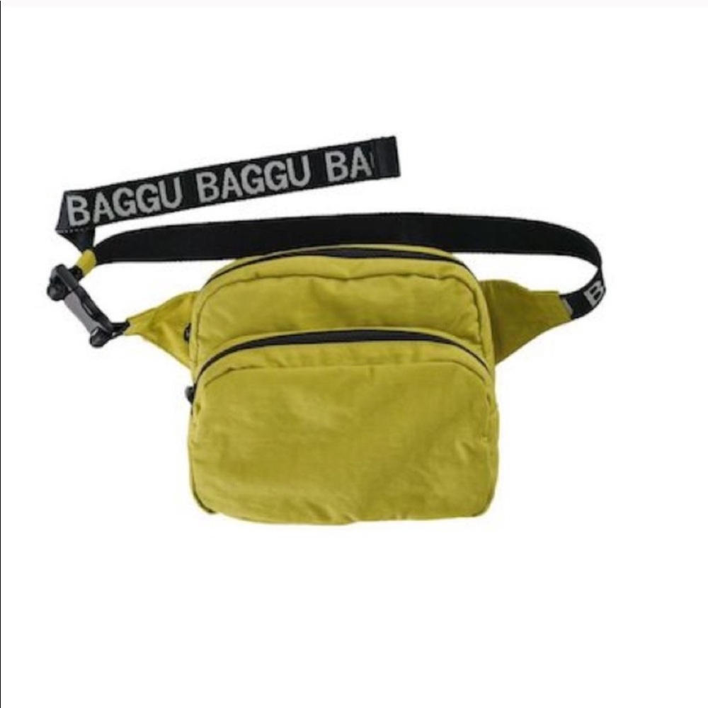 NWT Chartreuse Baggu Fanny Pack - sold out color